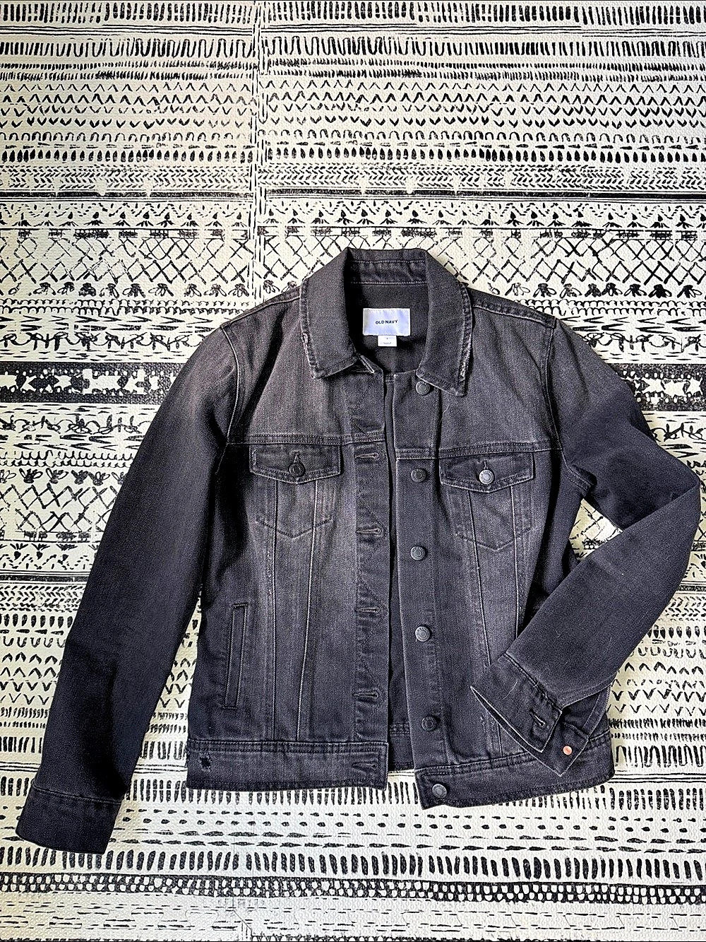 Old Navy Classic Jean Jacket Black Denim